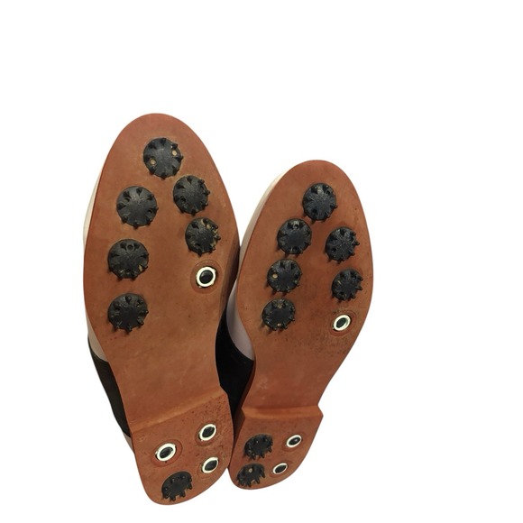 FootJoy‎ GreenJoy Golf Cleats Womens 7 M White Green Plaid Summer Activewear - Picture 9 of 12